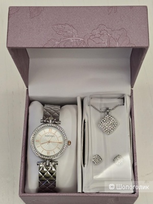 Подарочный набор Ellen Tracy: часы и бижутерия