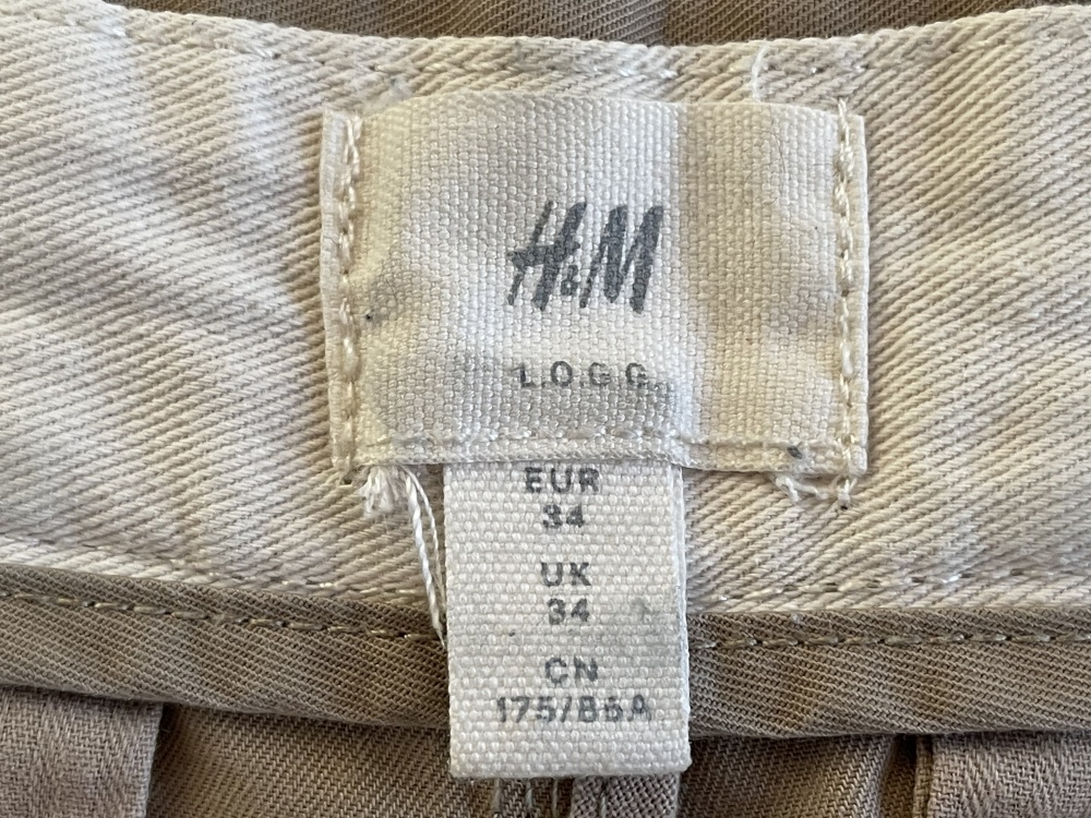 Брюки мужские летние H & M 34.