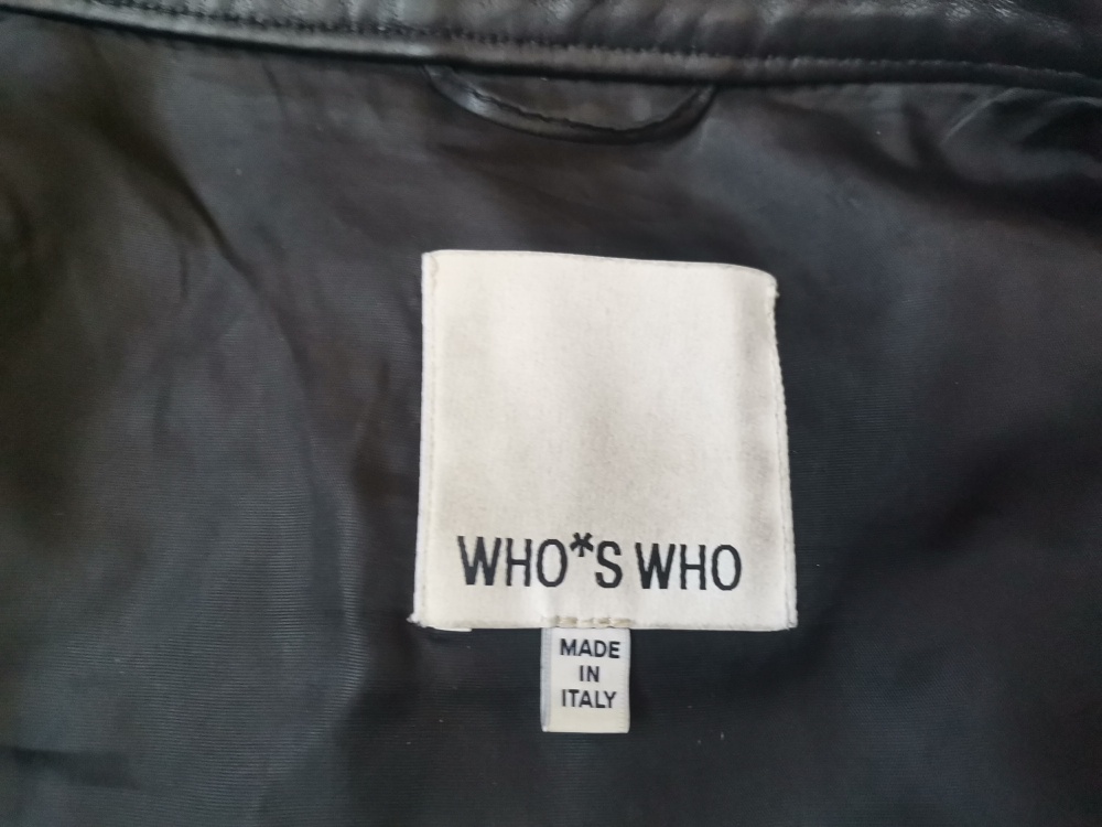 Who*s Who куртка - косуха натуральная кожа, размер 42 росс.