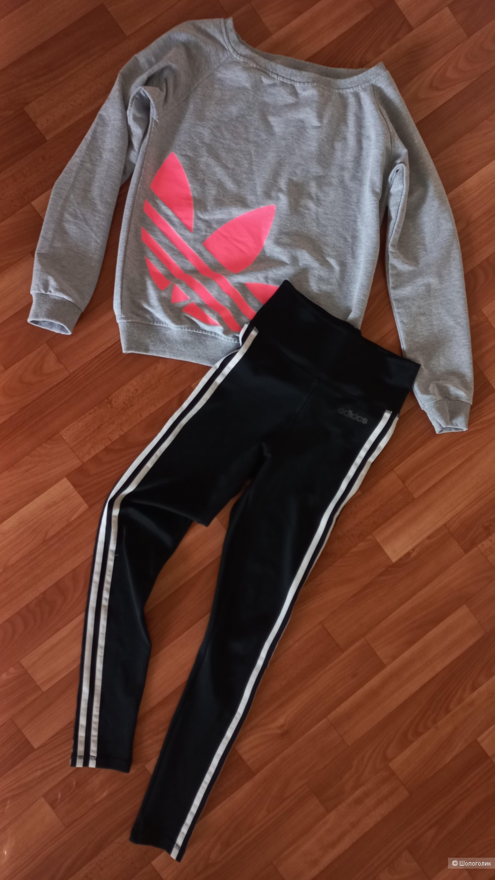Свитшот и леггинсы Adidas   размер 42-44 (42)