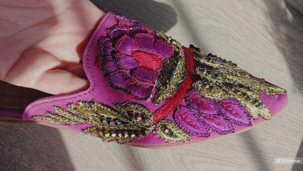 Мюли с вышивкой Jeffrey Campbell, размер 36,5