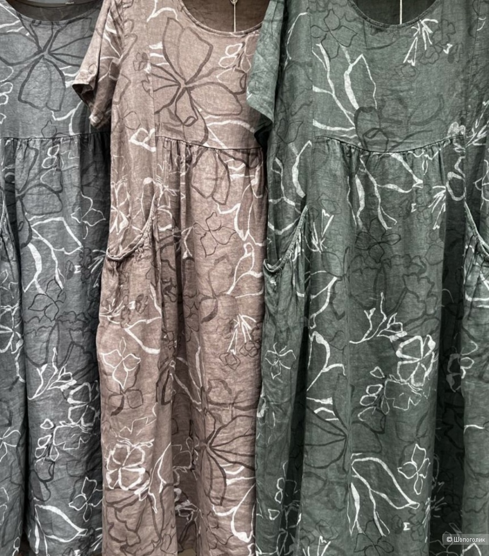 Платье лен puro lino, 46-52