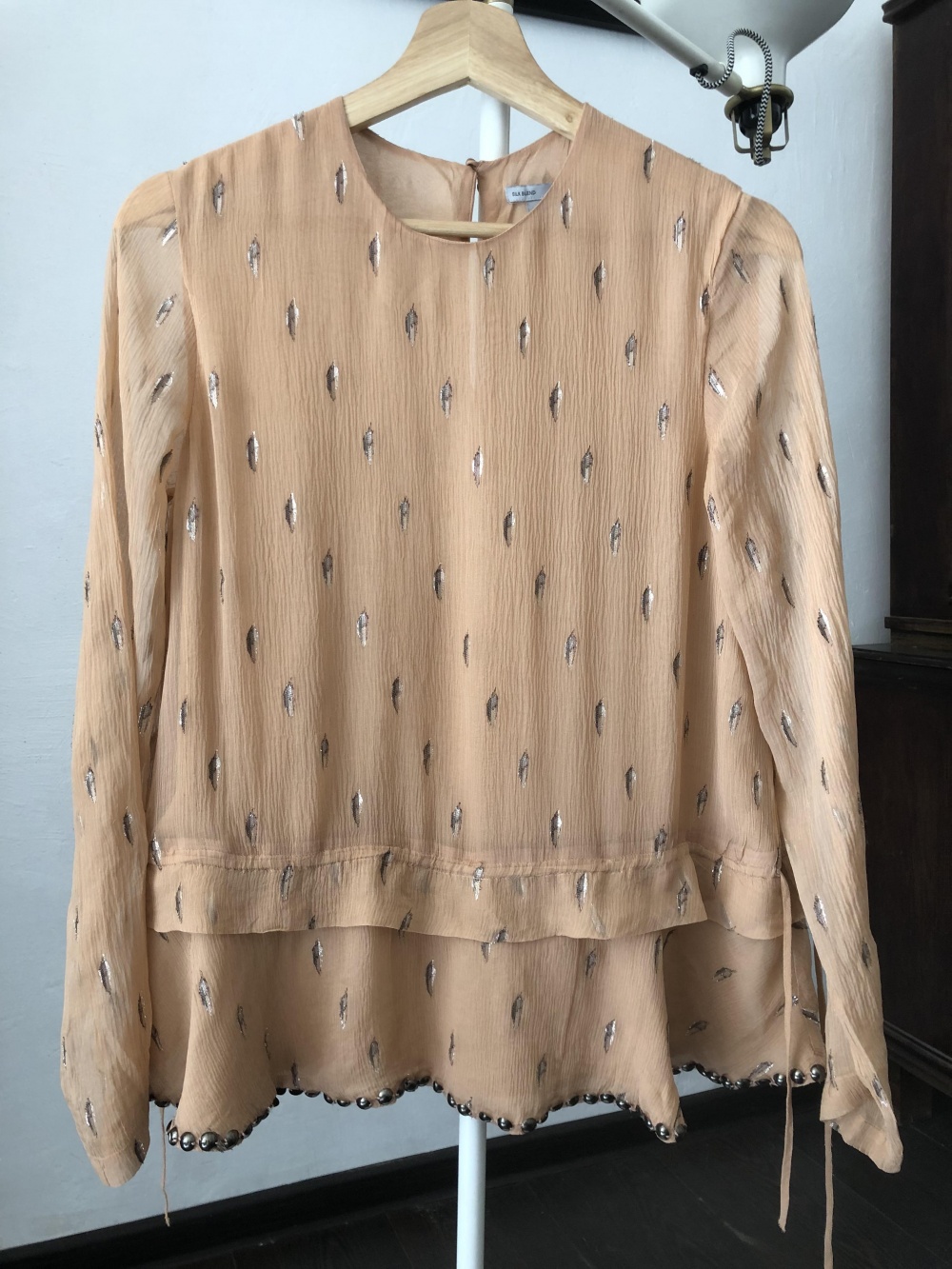 Шелковая блуза H&M (EUR 34, RUS 40)