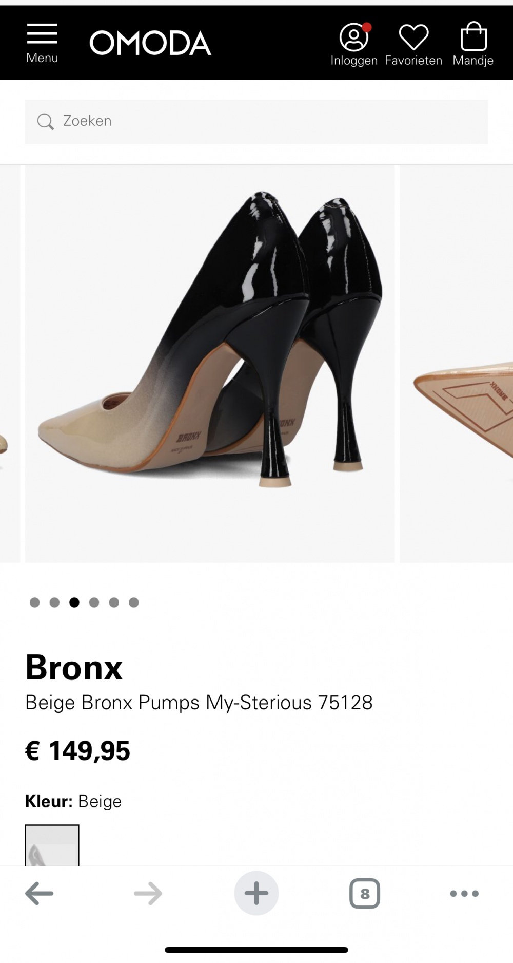 Туфли Bronx 38,5