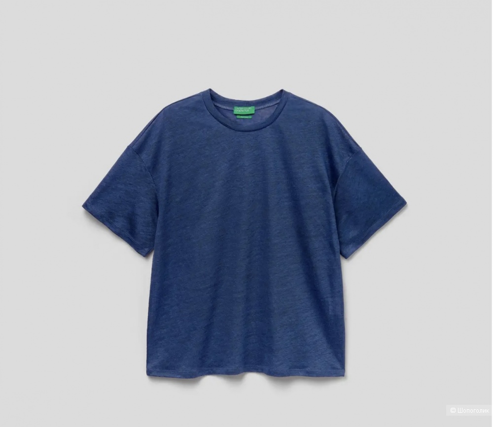 Футболка лен Benetton, s/m/l