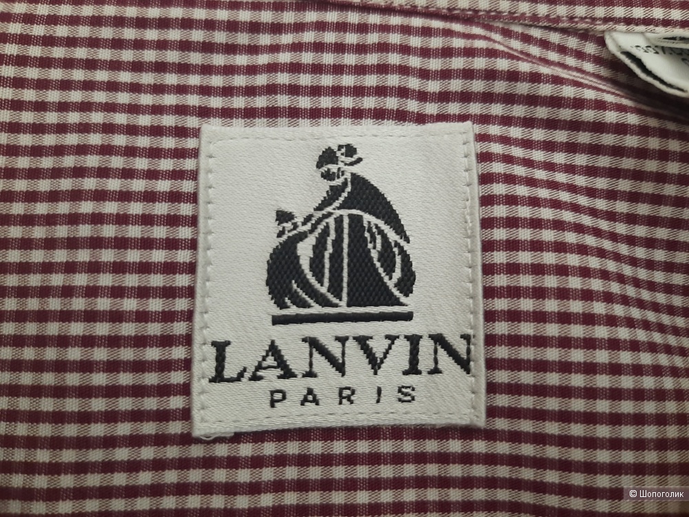 Рубашка LANVIN свободного кроя, в.42
