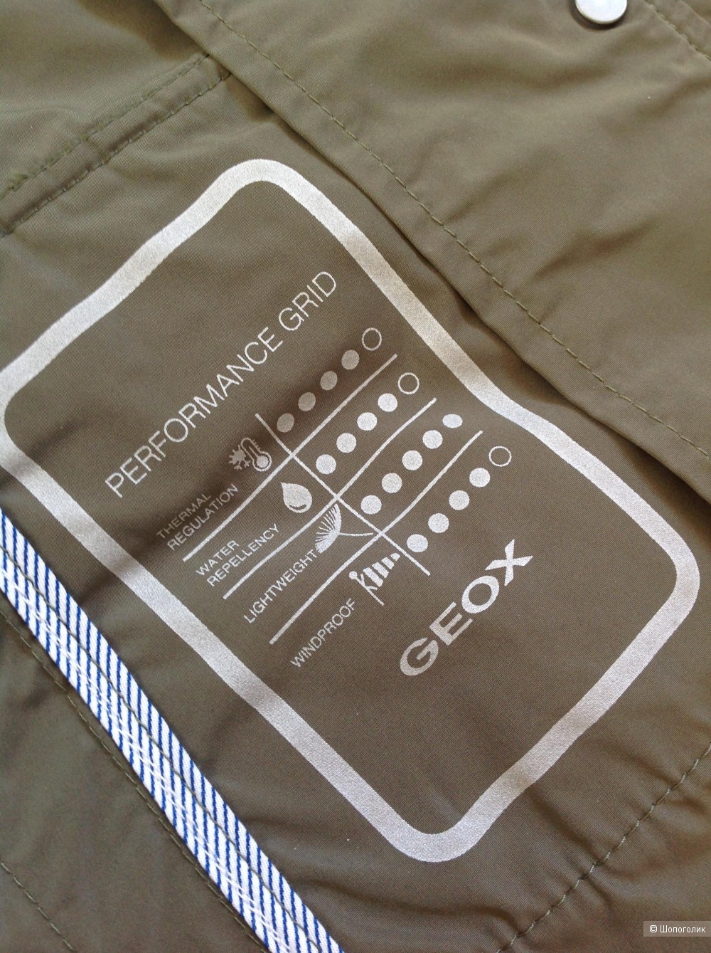 Куртка ветровка GEOX, размер 46 IT, на 46-48-50