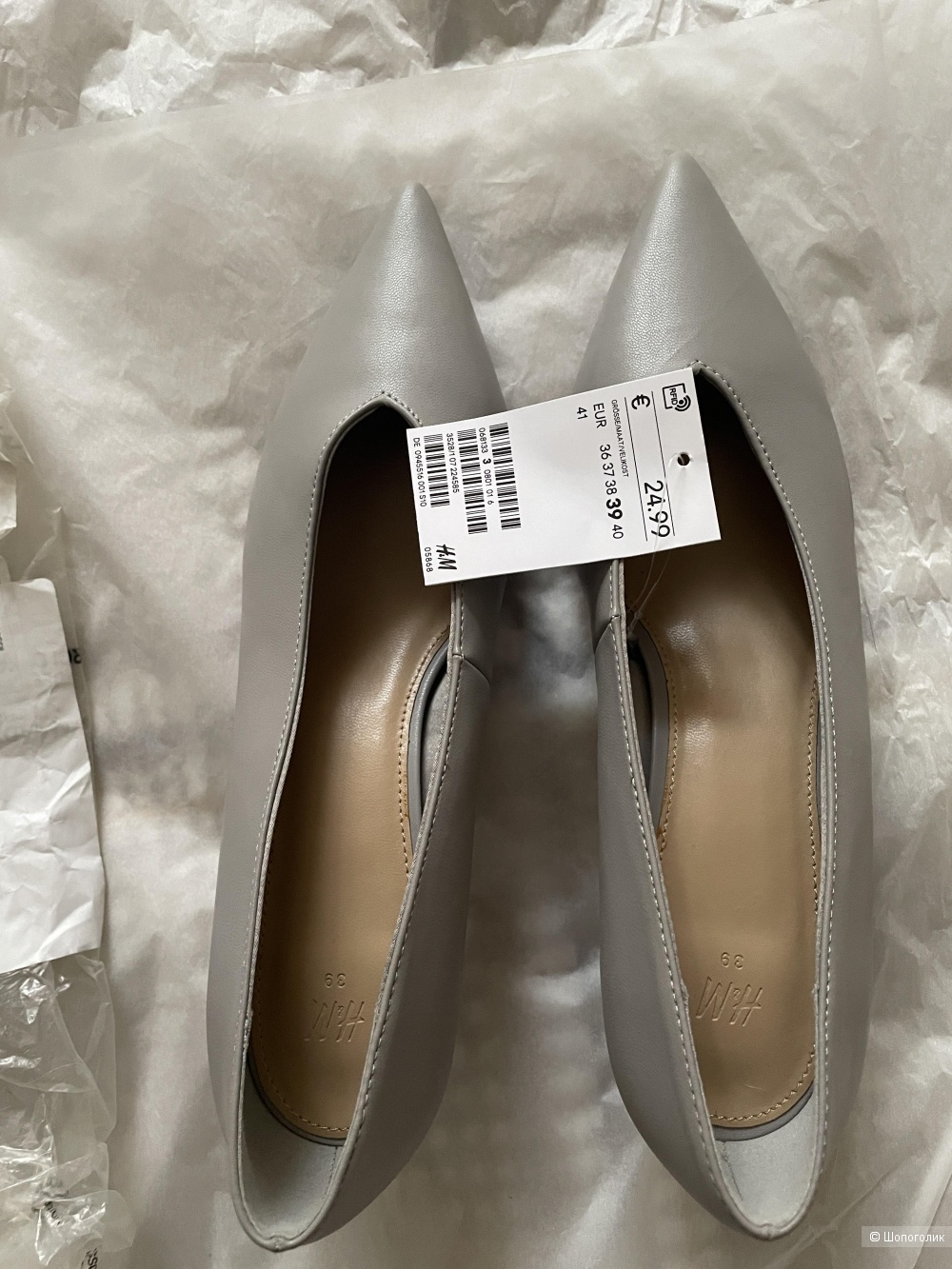 Женские туфли H&M, размер 39