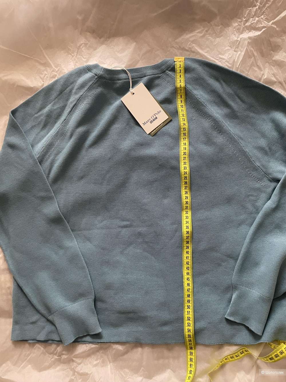 Хлопковый джемпер Marc O'Polo, размер S (oversize)