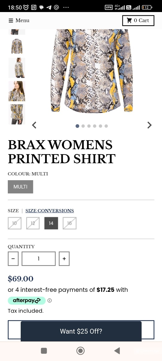 Рубашка женская Brax р.44