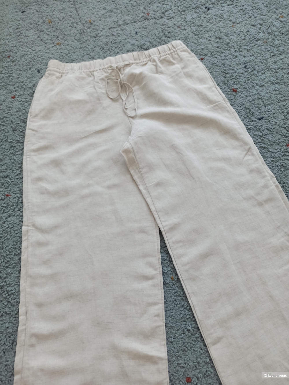 Новые льняные брюки H&M / 48 - 50