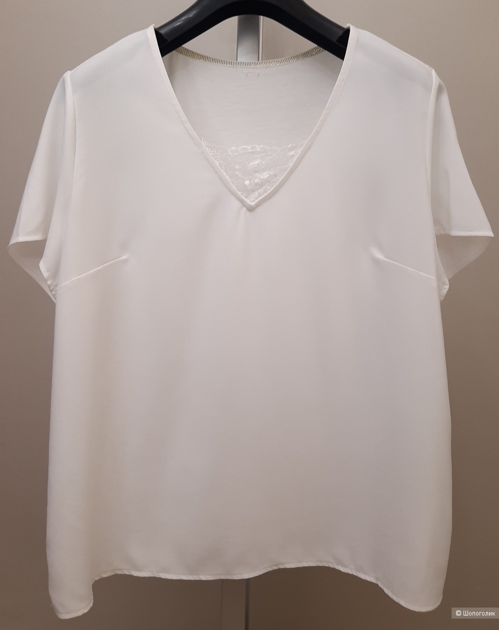 Футболка - блузка с кружевом Taifun XL