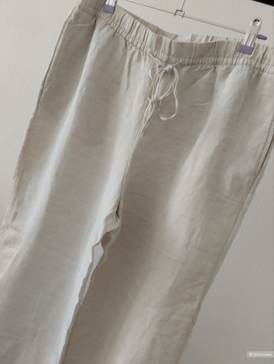 Новые льняные брюки HM / 50 - 52