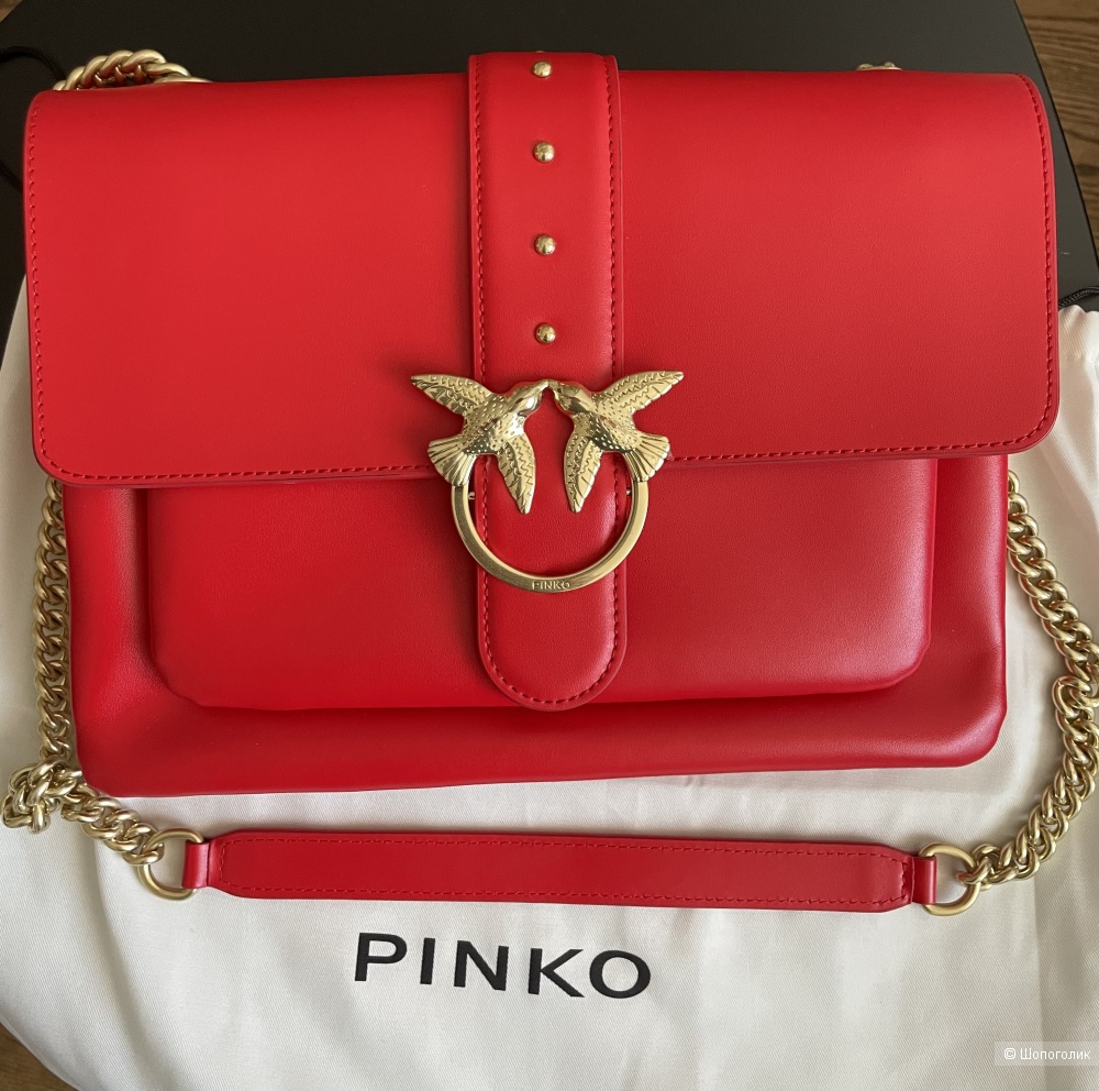Pinko Love Bag сумка, новая, оригинал, натуральная кожа, 29 см.