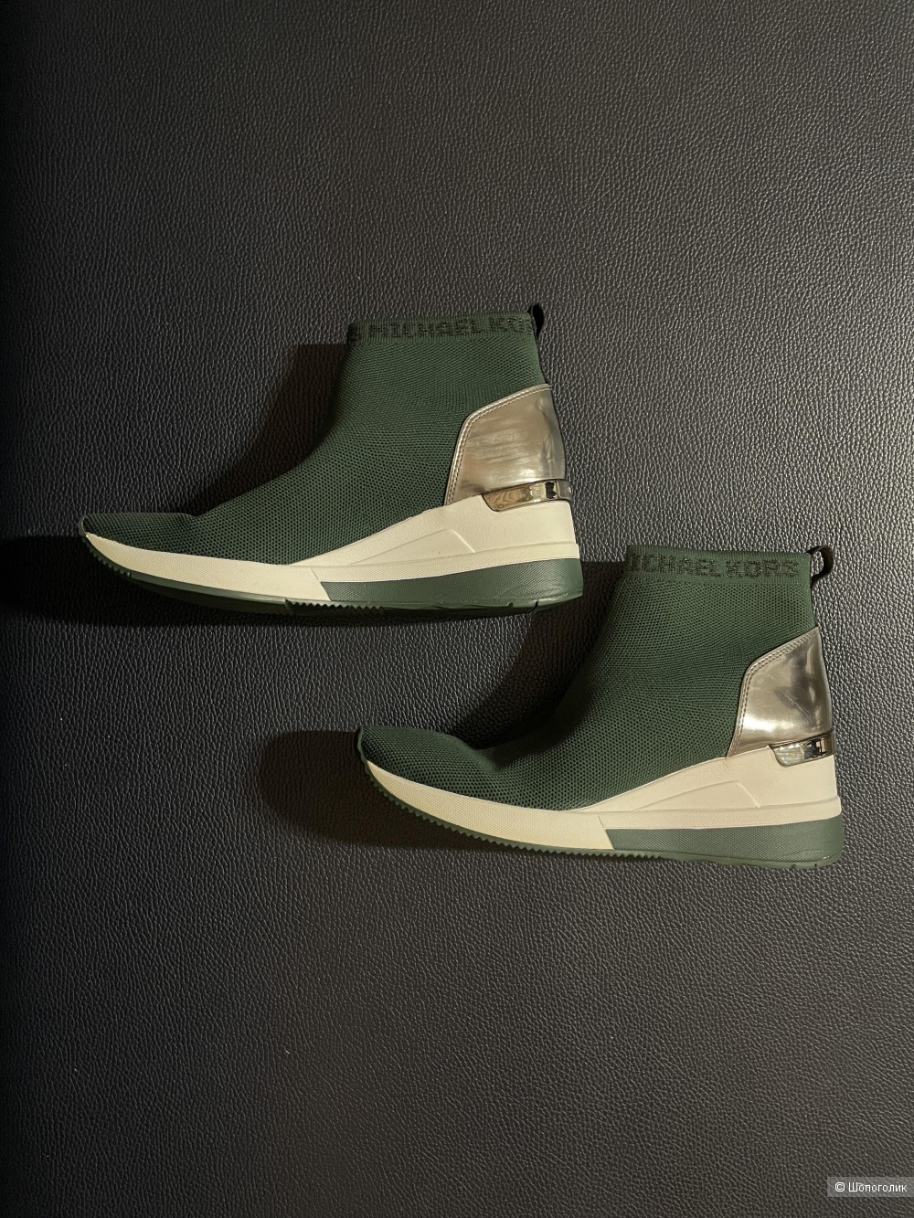 Michael Kors кроссовки, оригинал, зеленые, 38 размер