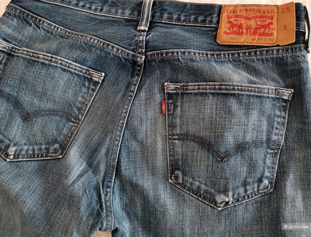 Levi's  501 Джинсы мужские 34/32