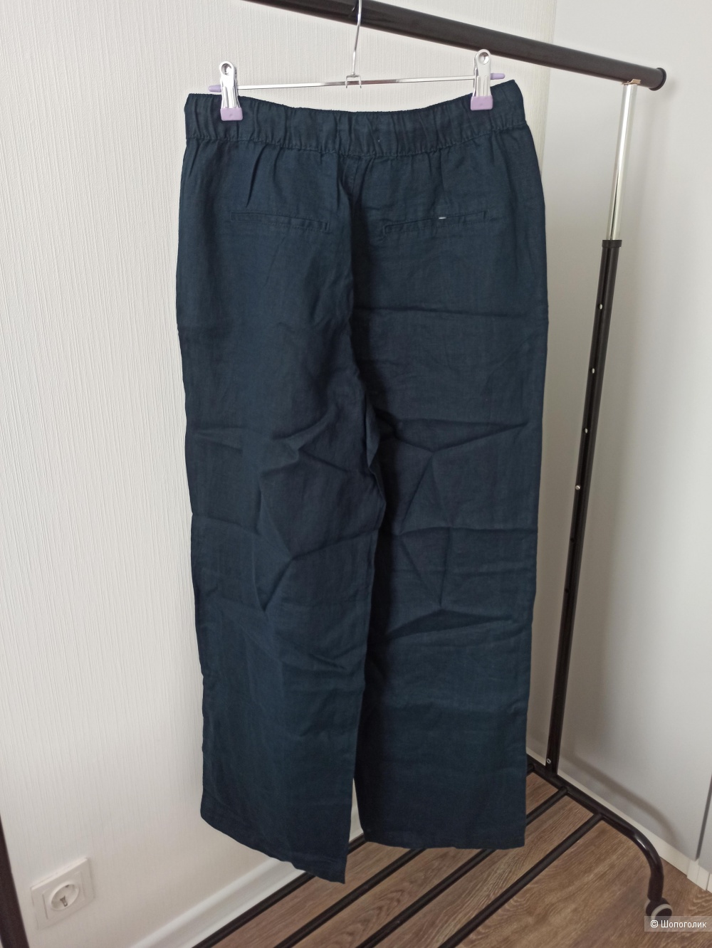 Новые льняные брюки HM Premium / 48 - 50