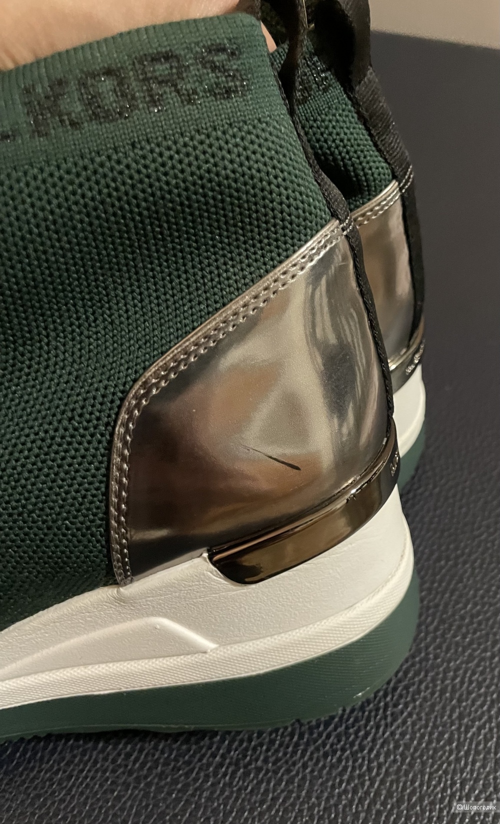 Michael Kors кроссовки, оригинал, зеленые, 38 размер