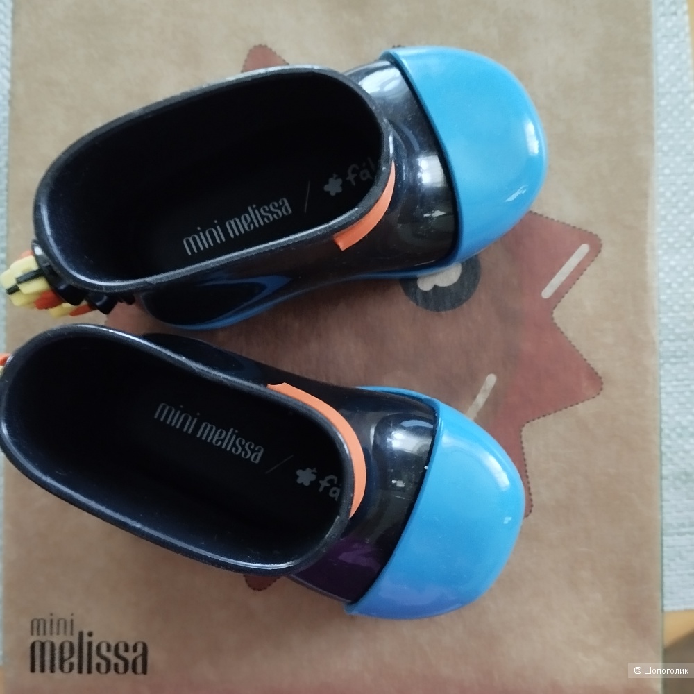 Детские резиновые сапожки Mini Melissa Fabula, размер 11,5-12 см