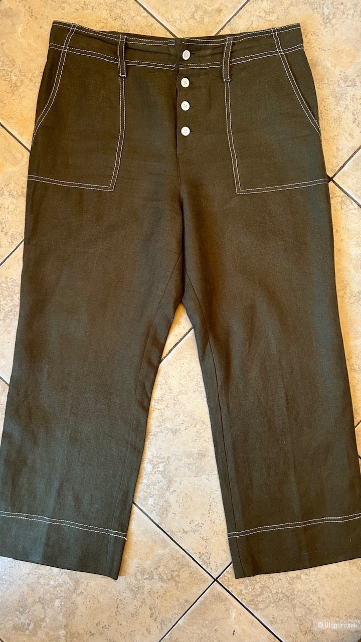 Льняные брюки J Crew/ Point Sur, размер US 12
