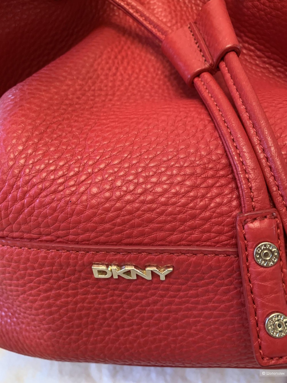 Сумка DKNY, натуральная кожа