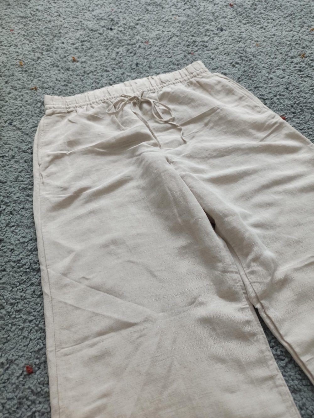 Новые льняные брюки палаццо HM / 44 - 46