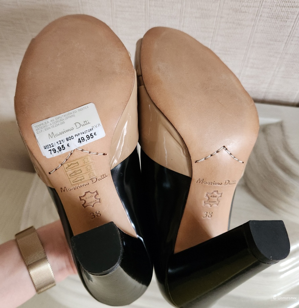 Туфли Massimo dutti р: 38 по ст.24см