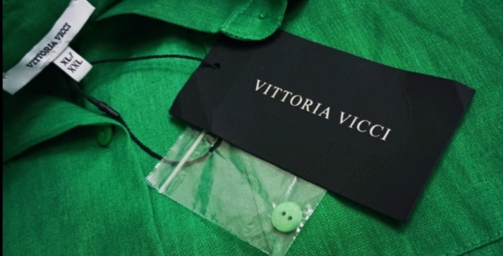 Льняная рубашка Vittoria Vicci размер XL/XXL