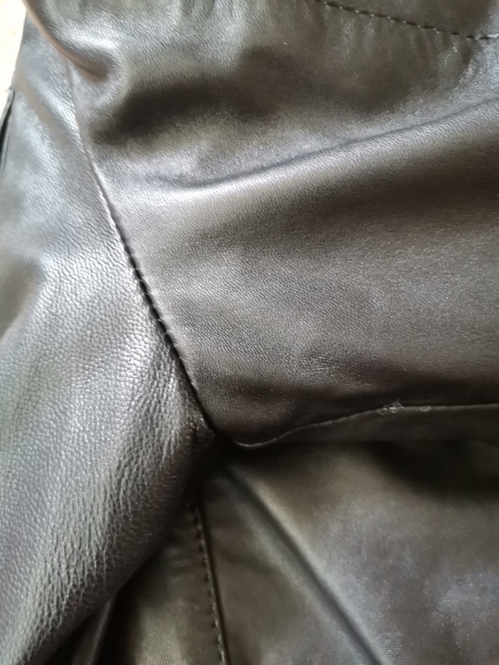 Кожаная куртка La Reine Blanche, размер 42-44 росс.