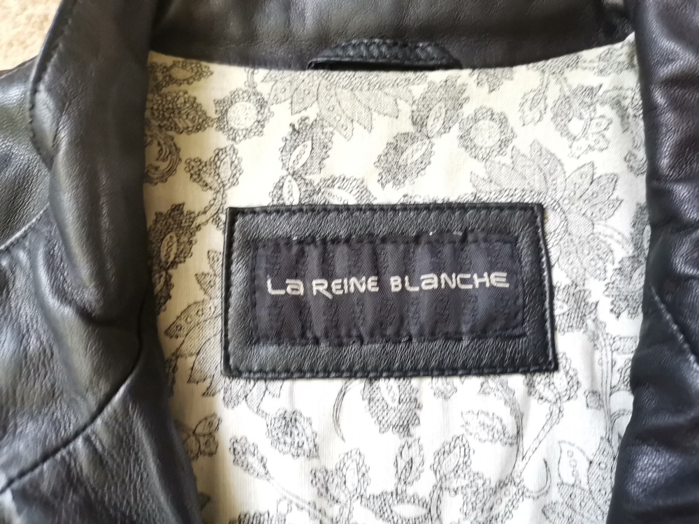 Кожаная куртка La Reine Blanche, размер 42-44 росс.