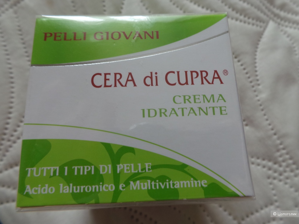 Cera di Cupra, крем-увлажнение, Италия, оригинал, 50мл,