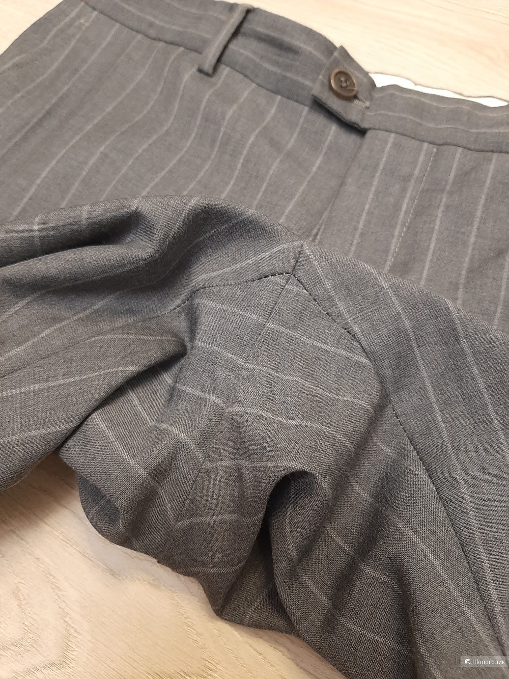 Шерстяные мужские брюки Brunello Cucinelli р.50-52
