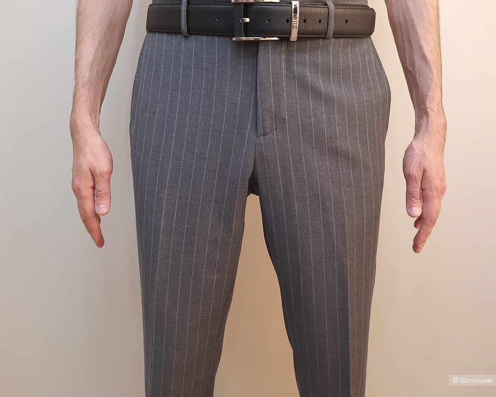 Шерстяные мужские брюки Brunello Cucinelli р.50-52