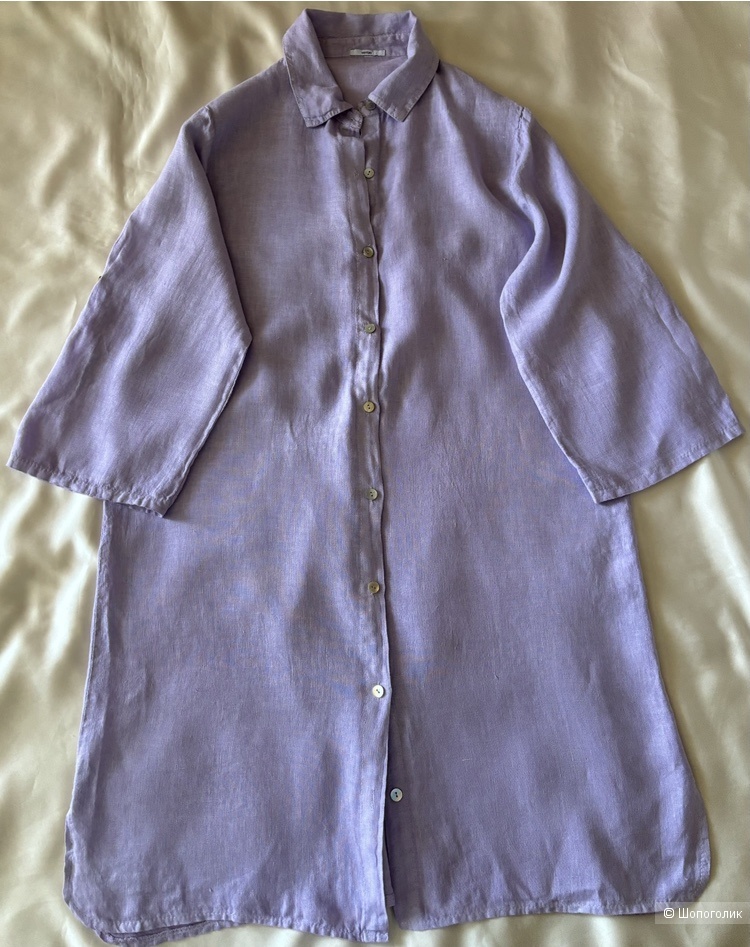 Льняное платье-рубашка VERITAS размер L
