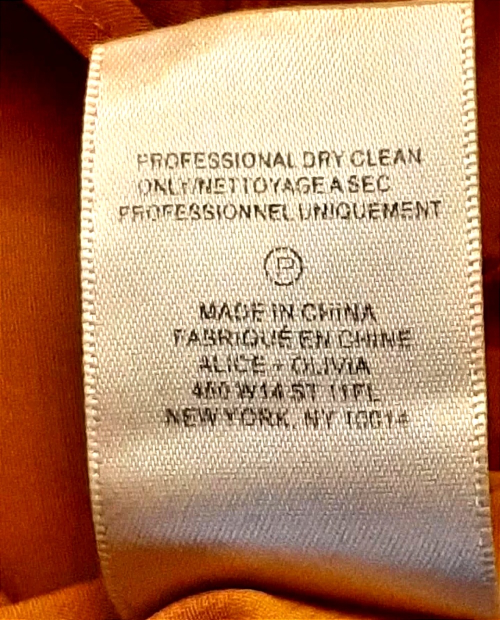 Блузка Alice Olivia, цвет горчичный, размер 42-44