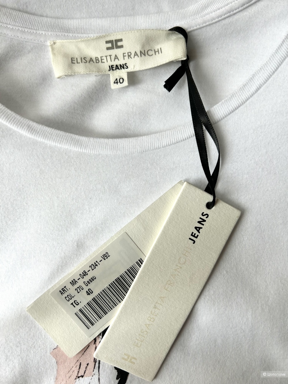 Футболка Elisabetta Franchi. IT 40 (40/42 RU)