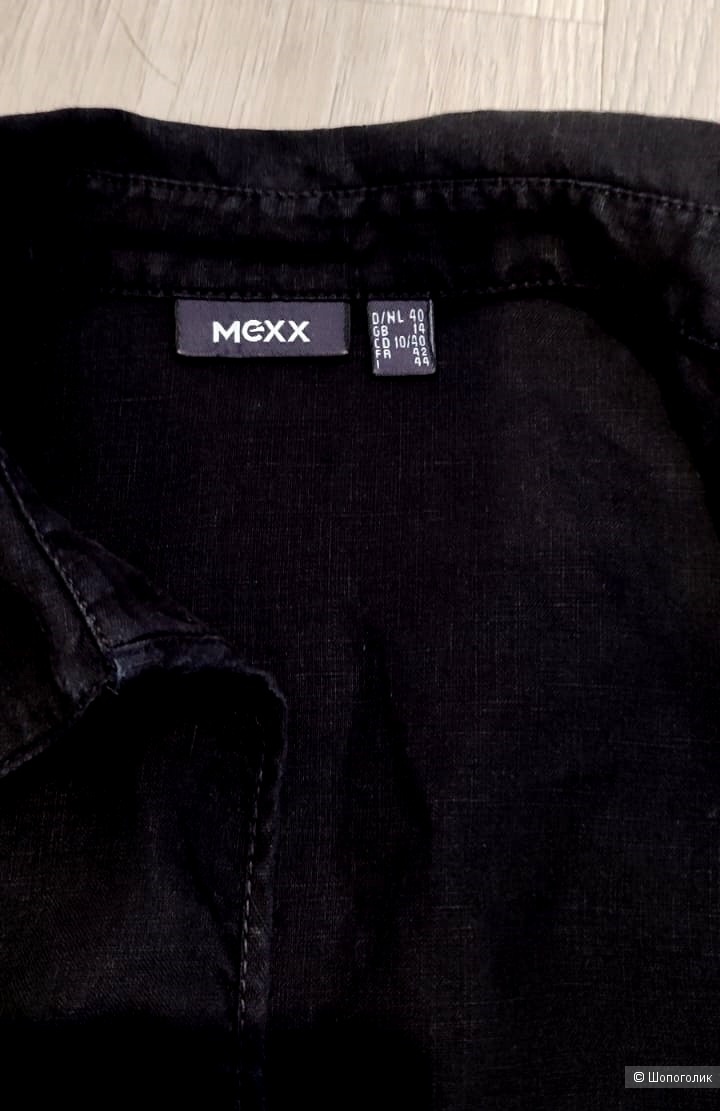 Летний пиджак-рубашка лён 100%  МЕХХ, Р.42-44 (S-M)