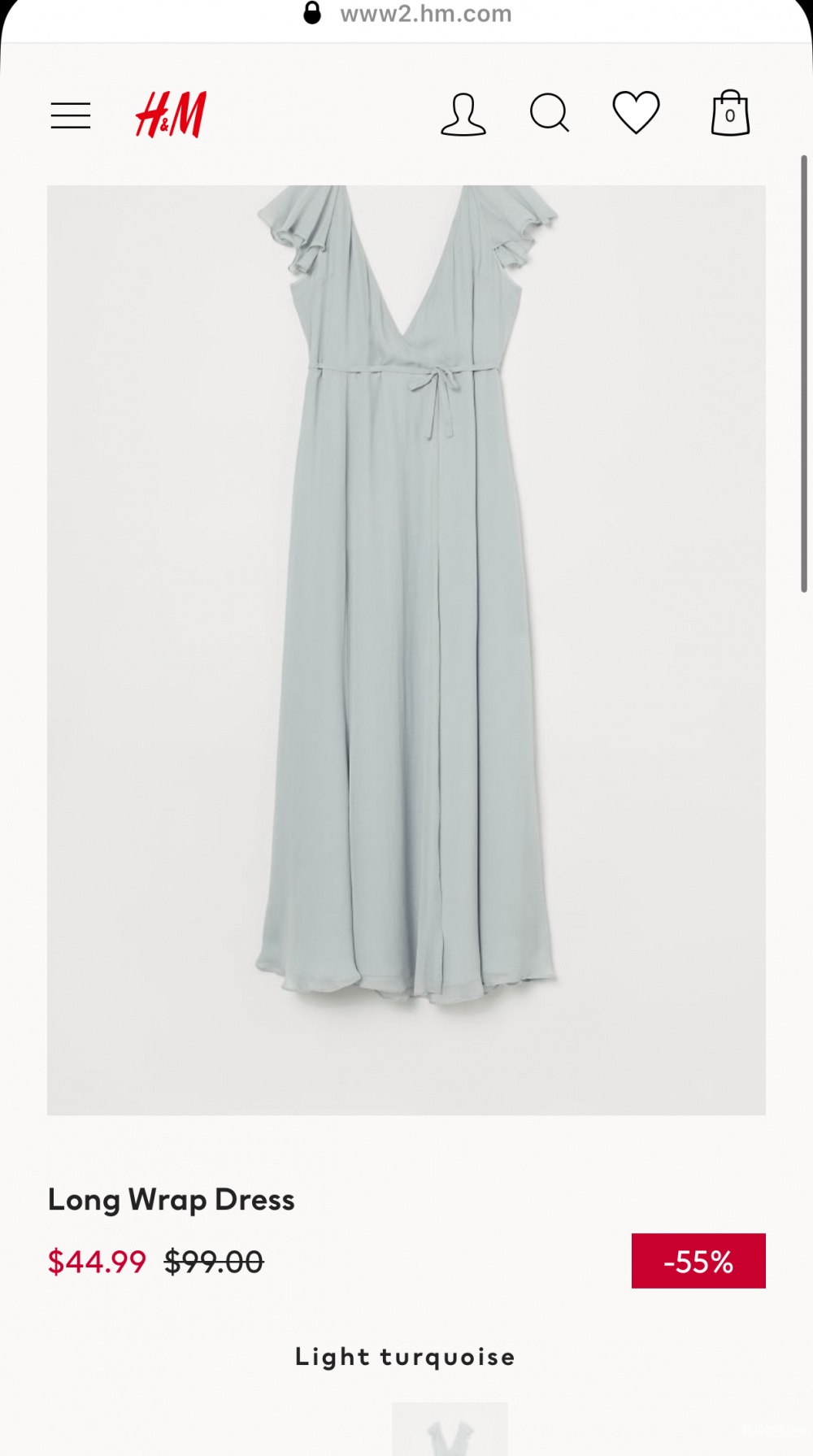 Платье H&M размер 34