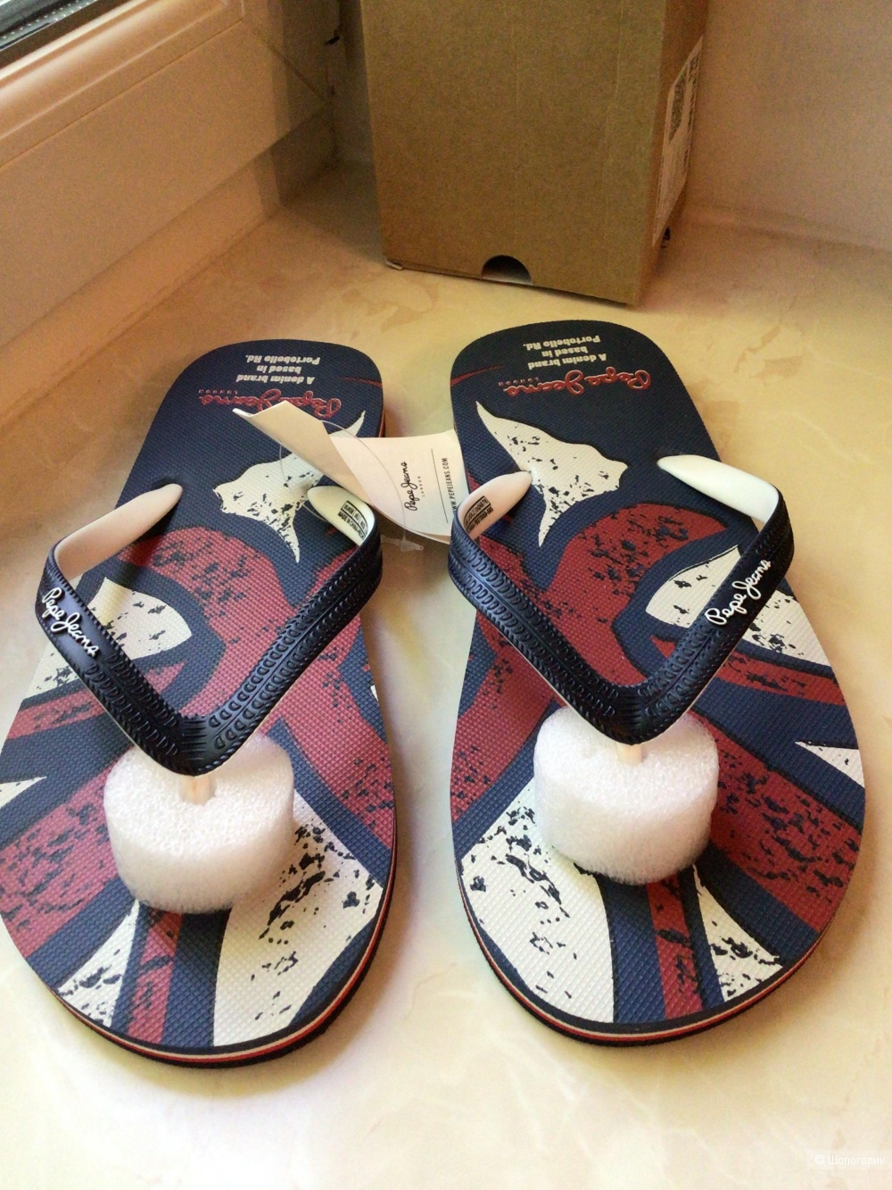 Сланцы, вьетнамки Pepe Jeans, маркировка 38