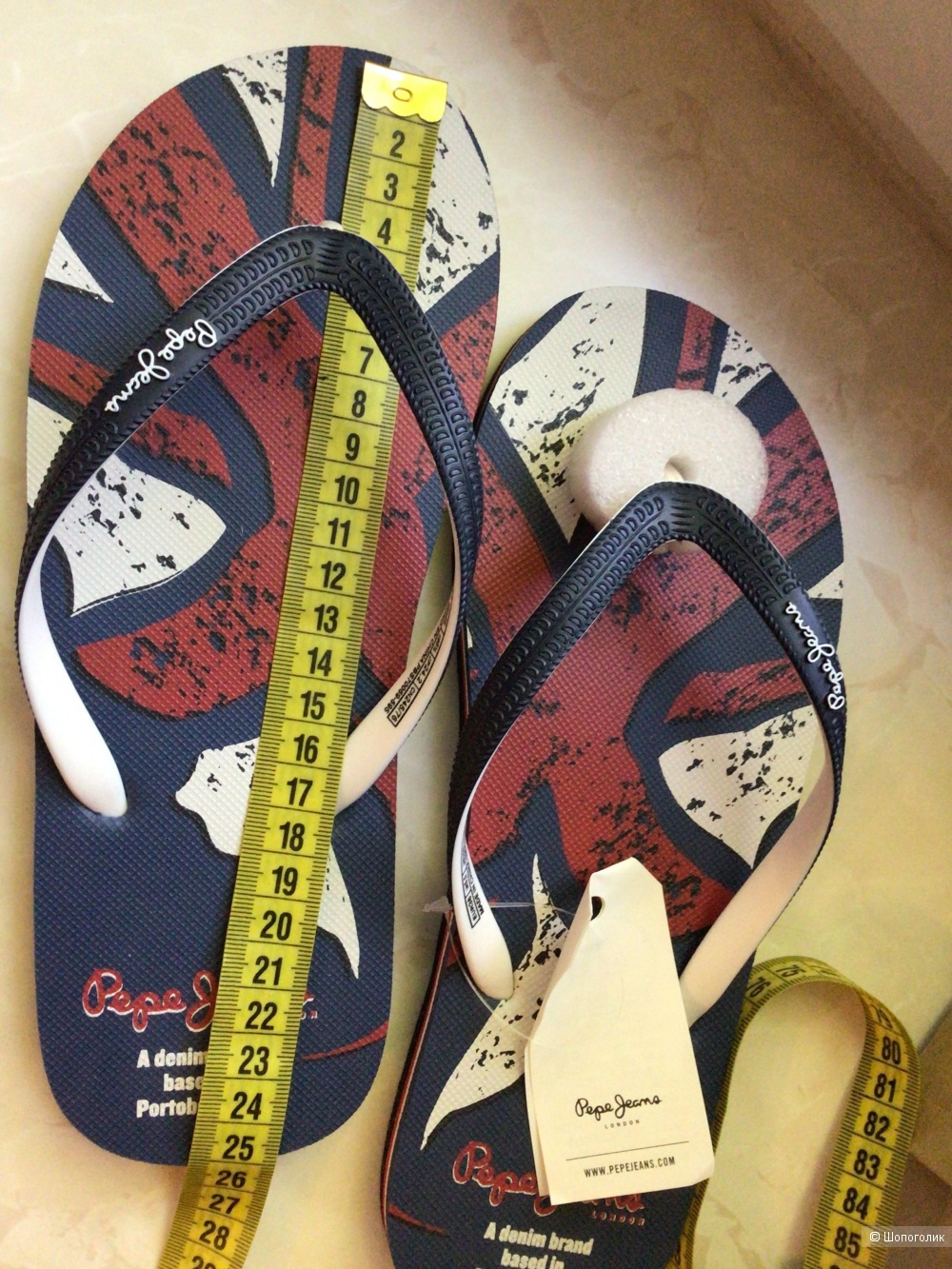 Сланцы, вьетнамки Pepe Jeans, маркировка 38