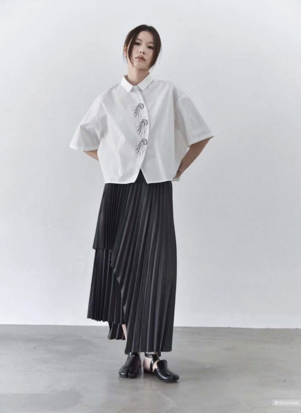 Рубашка блуза Jellyfish, one size