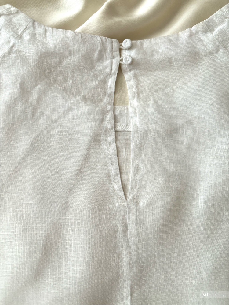 Итальянская льняная блузка no name размер M-L