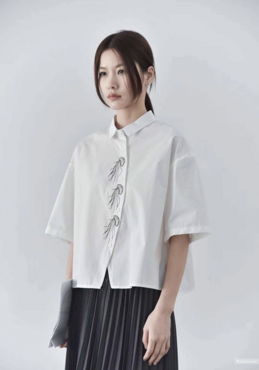 Рубашка блуза Jellyfish, one size