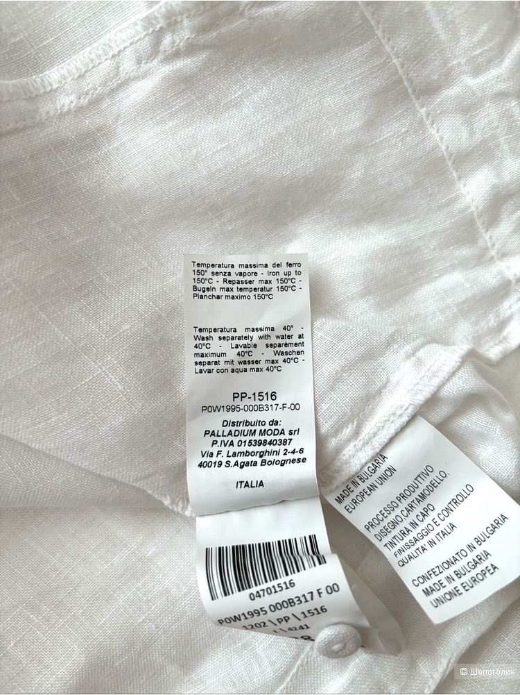 Итальянская льняная блузка no name размер M-L