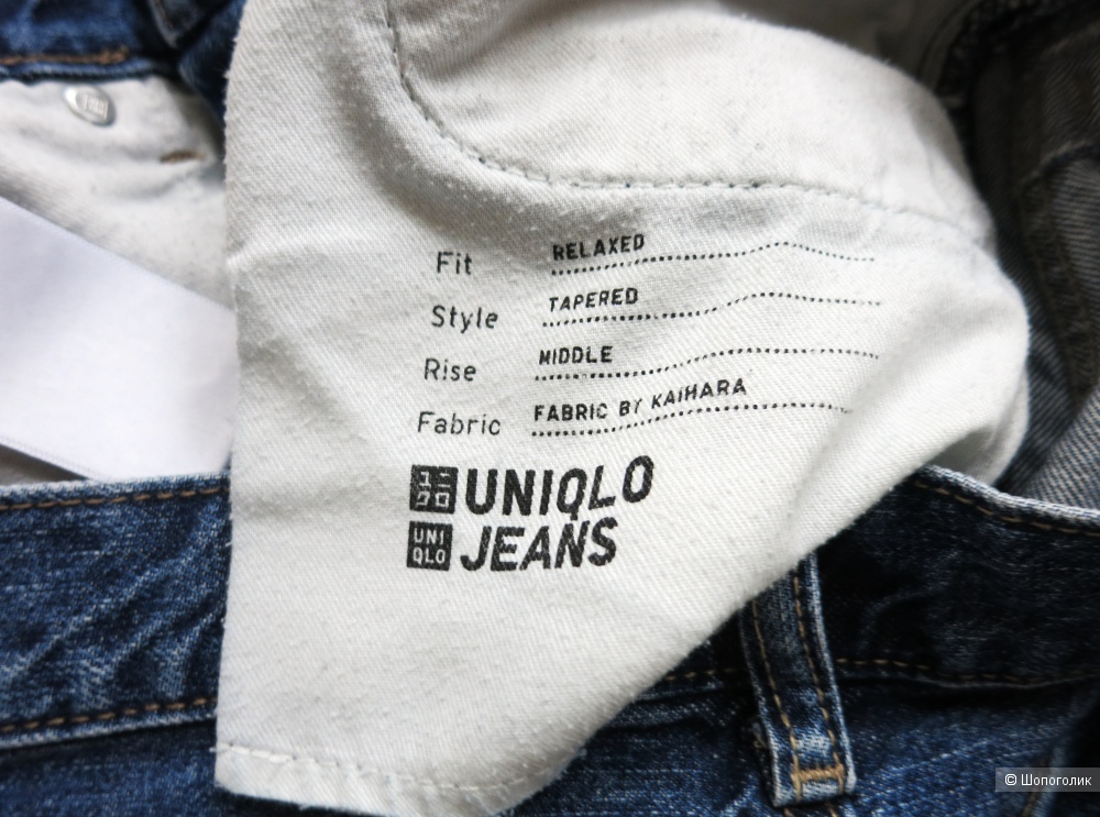 Uniqlo, джинсы Boyfrend, размер 42 (XS-S)