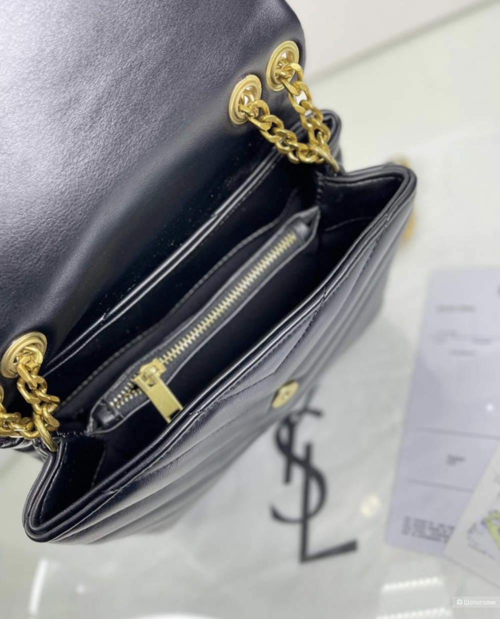 Сумка в стиле Saint Laurent, one size