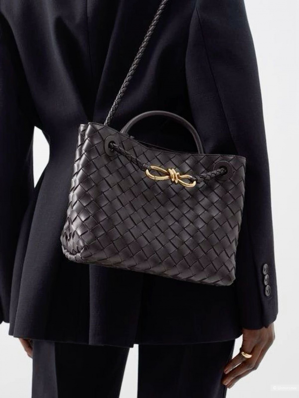 Сумка в стиле Bottega Veneta, 34/24