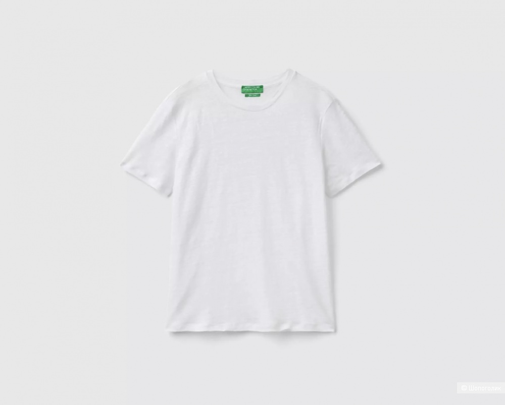 Футболка лен Benetton, s/m/l
