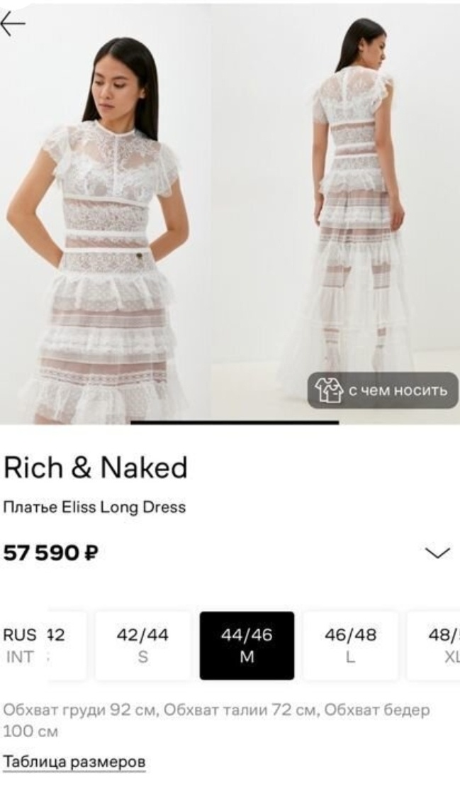 Платье Rich & Naked, M