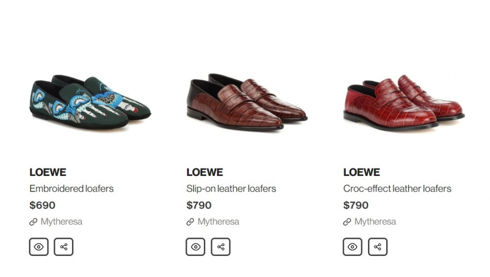 Пенни лоферы LOEWE.Размер 38.